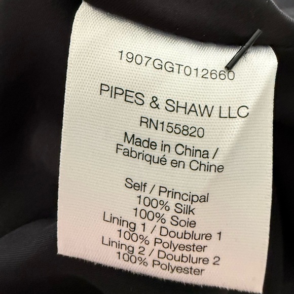 Colette Dinnigan Hand EmbellishedSILK Blouse with Tie Back and Sleeveless Design - Picture 11 of 11